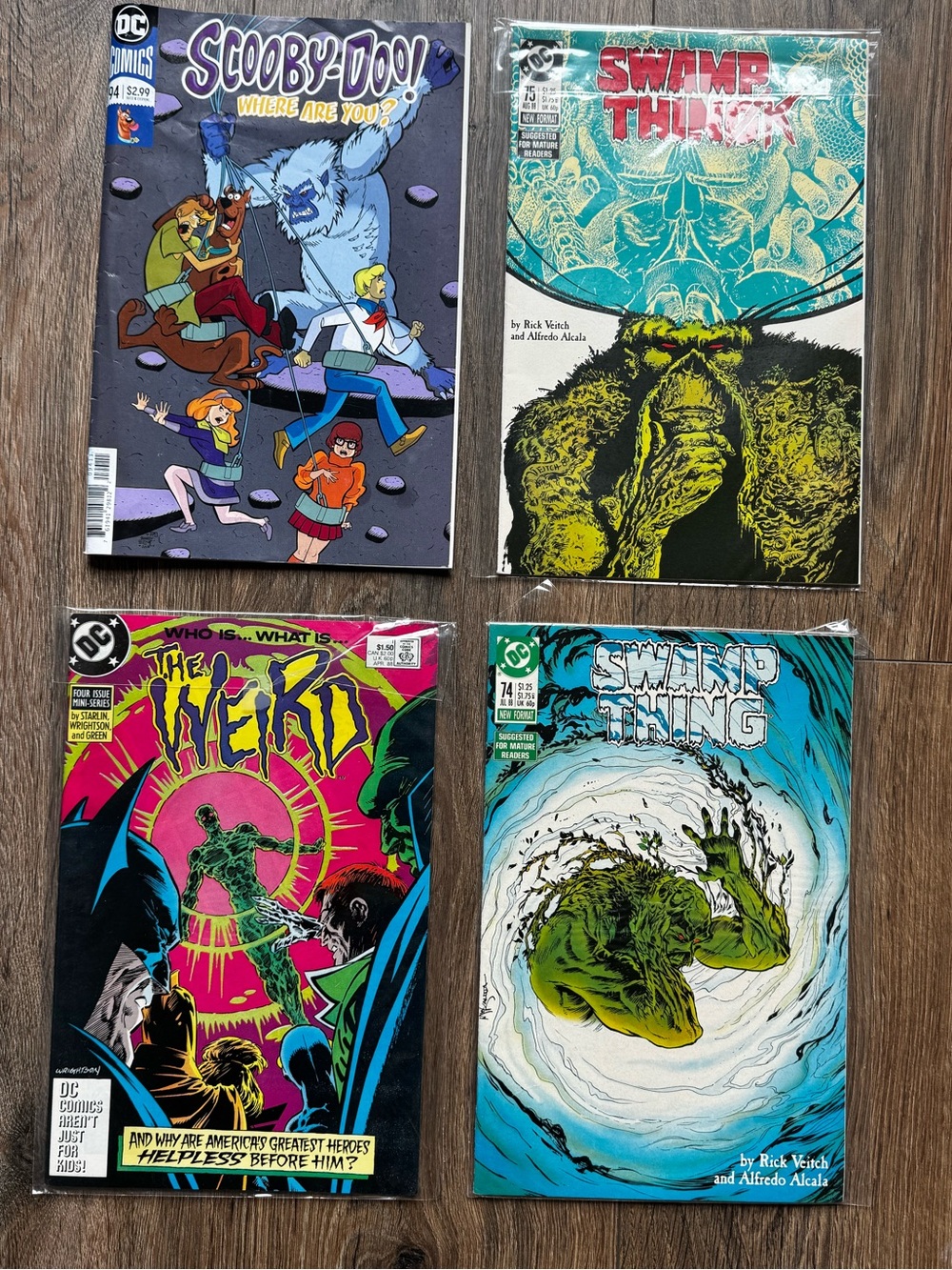 Scooby-Doo & Swamp Thing Comic comic Lot - Colorful Covers